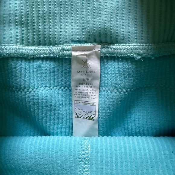OFFLINE by Aerie | Size M | Aqua Blue Bike Shorts - Picture 6 of 6